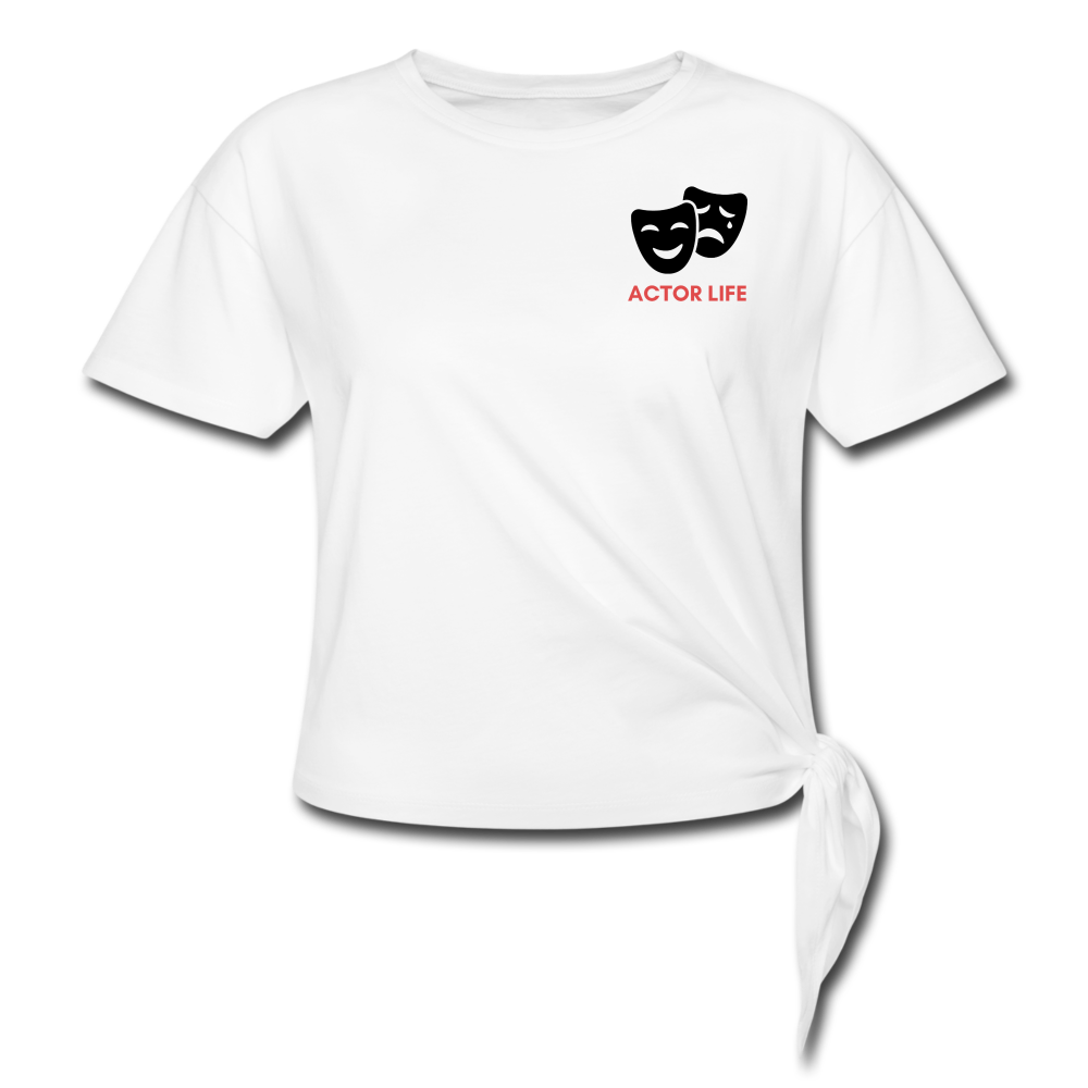Actor Life Women's Knotted T-Shirt