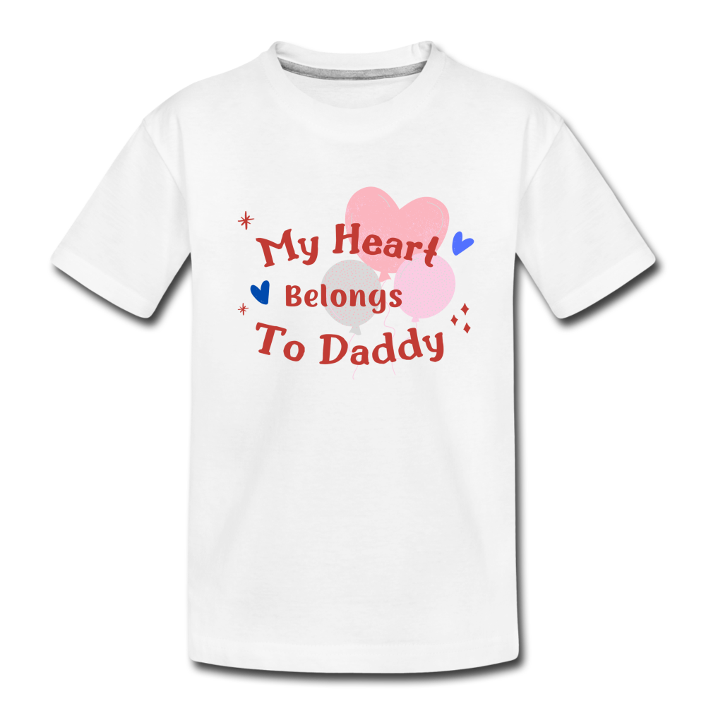 I Love Daddy Toddler Premium T-Shirt